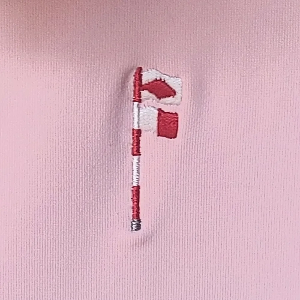 Peter Millar Pink Polo Shirt XS Short Sleeve Gold Performace Top - Picture 6 of 7